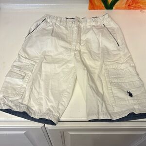 Boys white Polo shorts, size 12. Great condition.